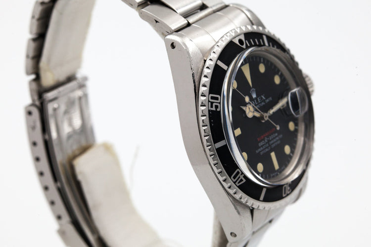 1970 Rolex Red Submariner Mark IV Dial with Papers