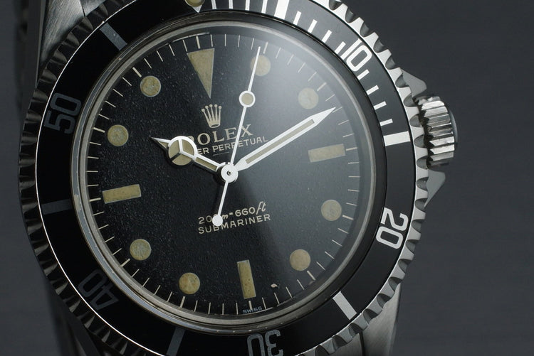 1963 Rolex Submariner 5513 PCG with Gilt UNDERLINE Dial