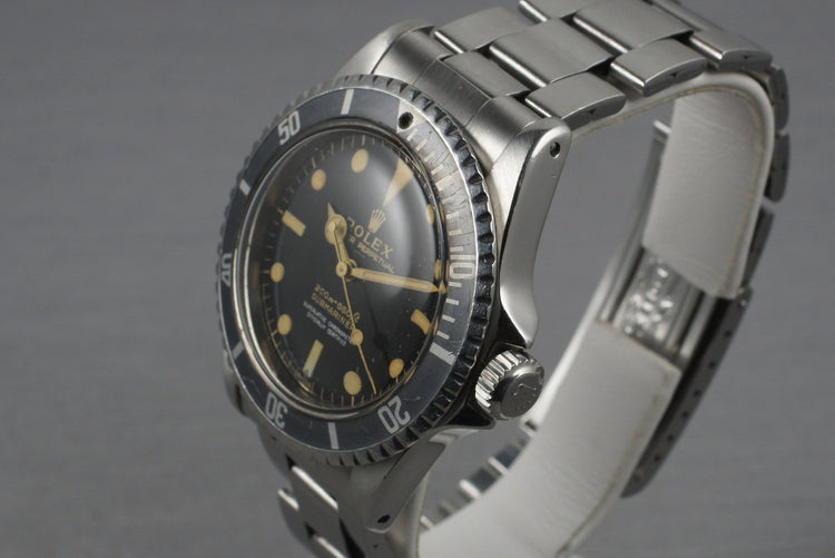 1963 Rolex Submariner 5512 Gilt Underline Dial
