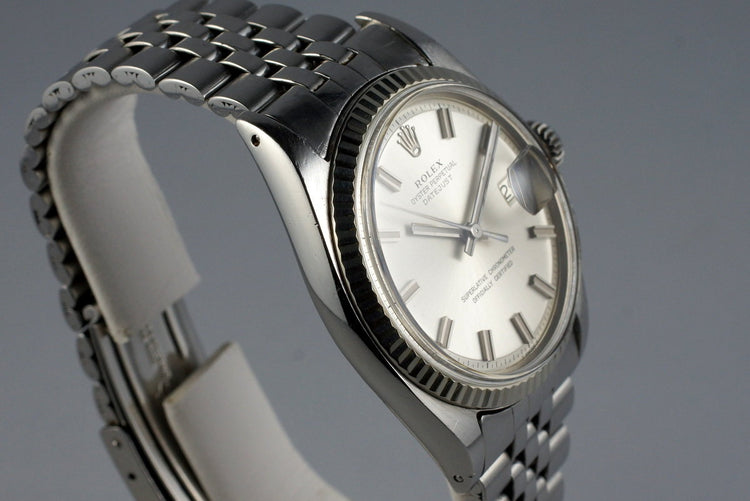 1968 Rolex DateJust 1601 Silver ‘Wide Boy’ Dial