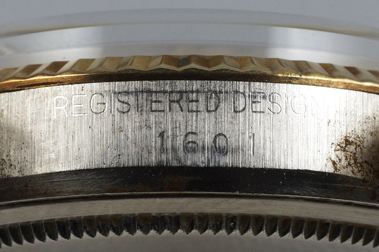 1972 Rolex Two Tone DateJust 1601 Champagne ‘Wide Boy’ Sigma Dial