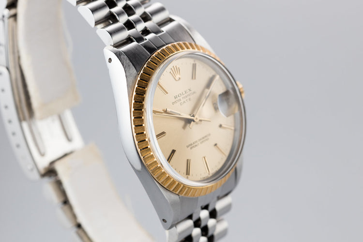 1985 Rolex Two-Tone Date 15053 with Box and Papers