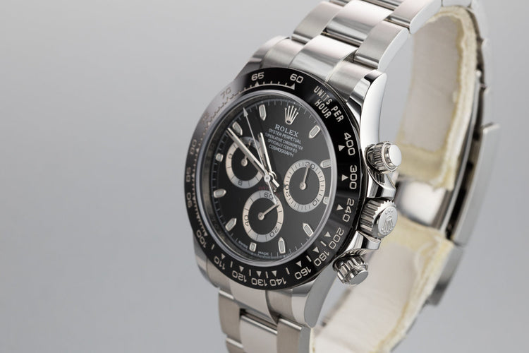 2018 Rolex Daytona 116500LN Black Dial with Box and Papers