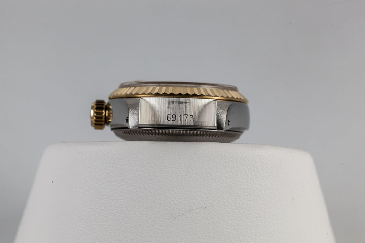 1991 Rolex Ladies Two Tone DateJust 69173 with Box and Papers