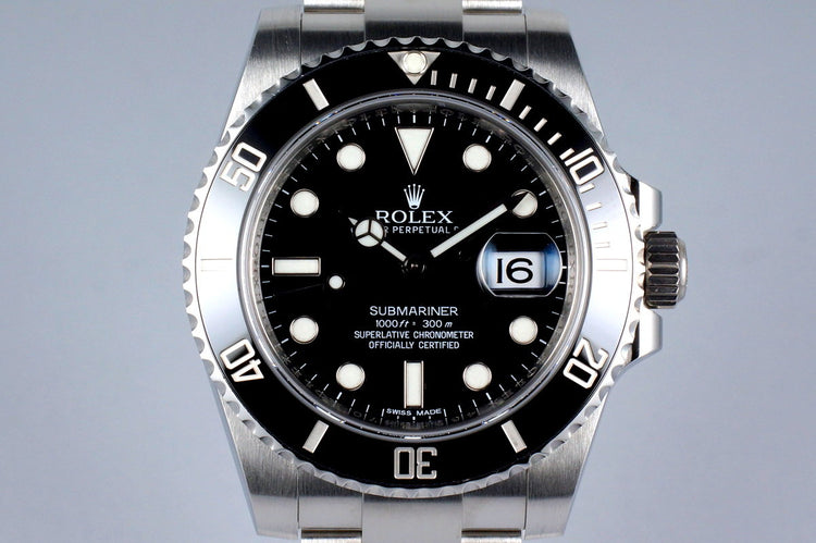 2013 Rolex Ceramic Submariner 116610 with Box and Papers