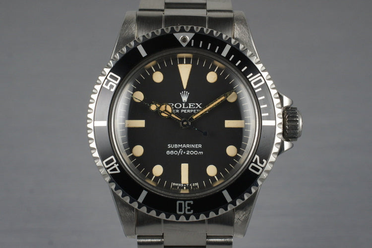 1979 Rolex Submariner 5513 Mark II Maxi Dial
