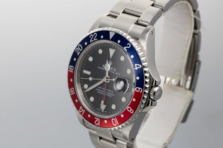 2001 Rolex GMT-Master II 16710 "Pepsi" with Box and Papers