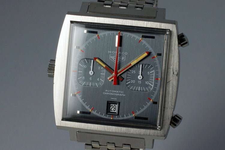 1972 Heuer Monaco 1133 Gray Dial Automatic