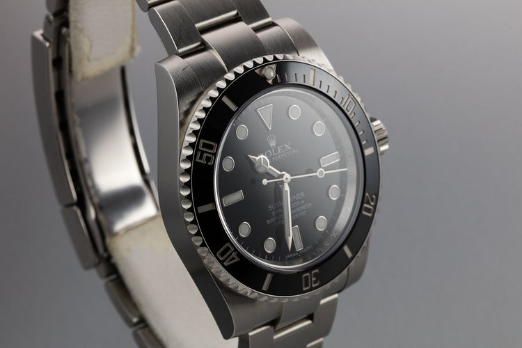 2018 Rolex Submariner 114060 with Box and Papers