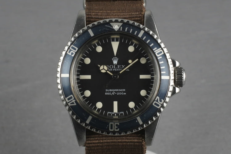1978 Rolex Submariner 5513 with Maxi Mark 3 dial