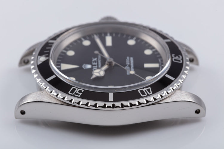 1972 Vintage Rolex Submariner 5513 Serif Dial with Service Papers