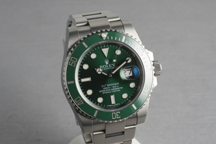 Ceramic Rolex GREEN Submariner 116610V