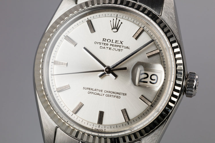 1970 Rolex DateJust 1601 with Silver No Lume Dial