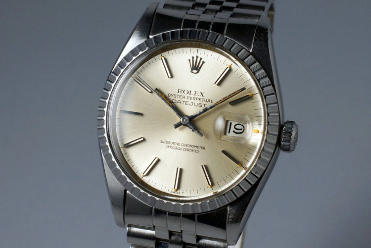 1978 Rolex DateJust 16030 Silver Dial
