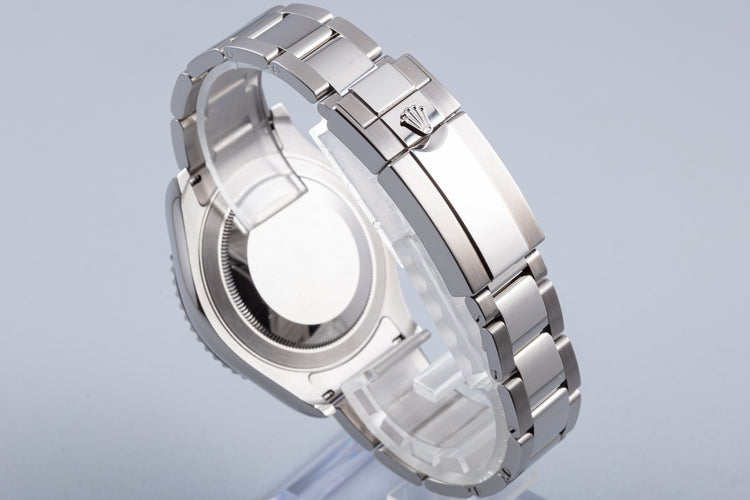 2020 Rolex Yacht-Master 126622 Oyster Steel & Platinum Rolesium Slate Dial Blue Hands Box & Card