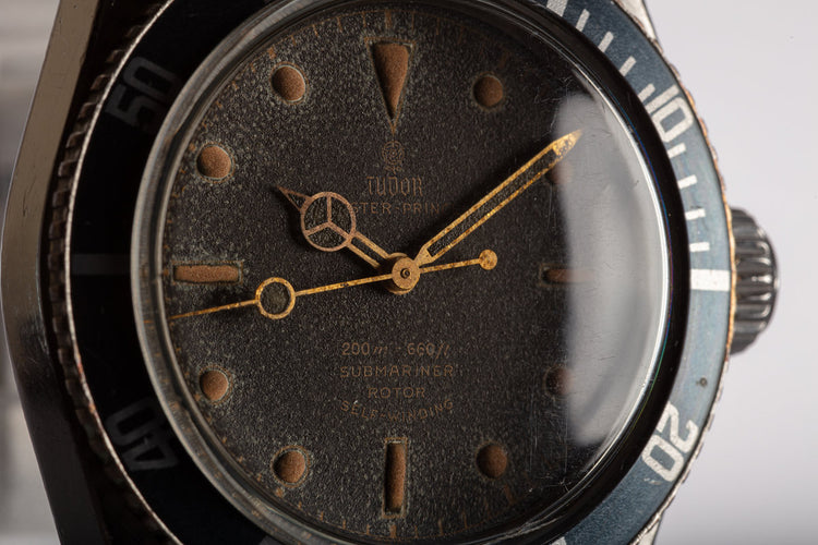 1958 Tudor Big Crown Submariner 7924 Gilt Dial