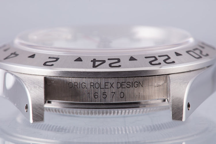 2001 Rolex Explorer II 16570 "Polar" White Dial with Box and Papers