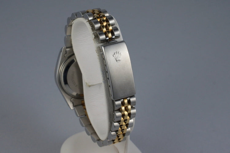 1988 Rolex Ladies Two Tone DateJust 69173 Arabic Computer Dial