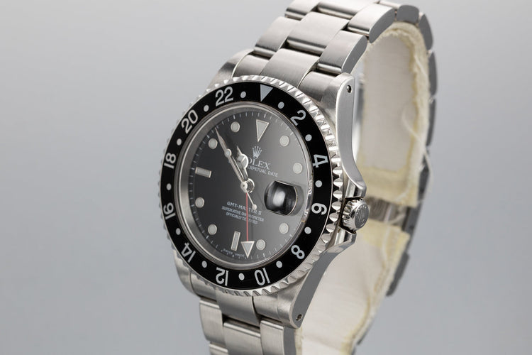 1999 Rolex GMT-Master II 16710 with Black Bezel Insert