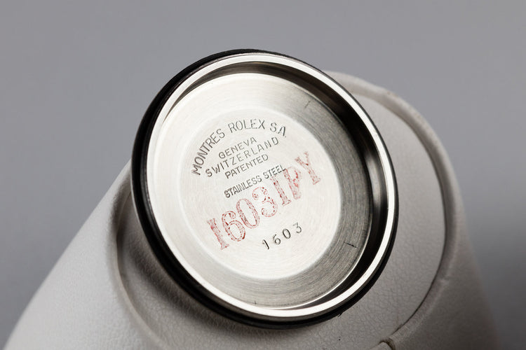 1972 Rolex DateJust 1600 Silver Dial