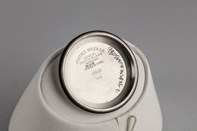 1956 Rolex Explorer 6610 Matte Dial