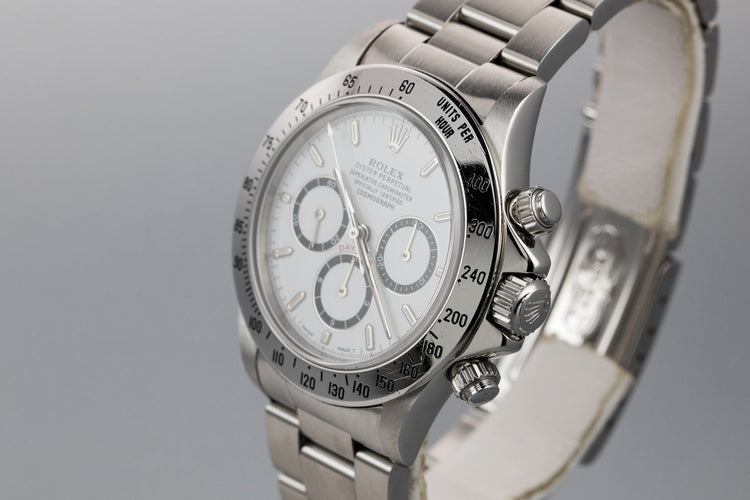 1991 Rolex Zenith Daytona 16520 with Inverted 6 White Dial
