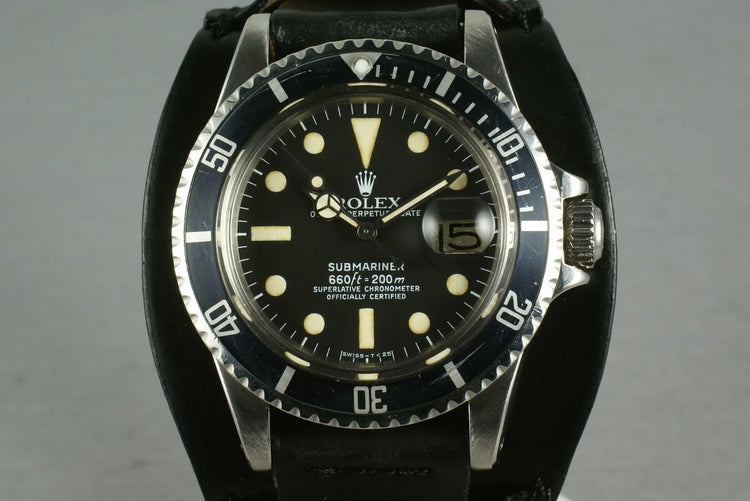 Rolex Submariner 1680 on Horween Bund Strap