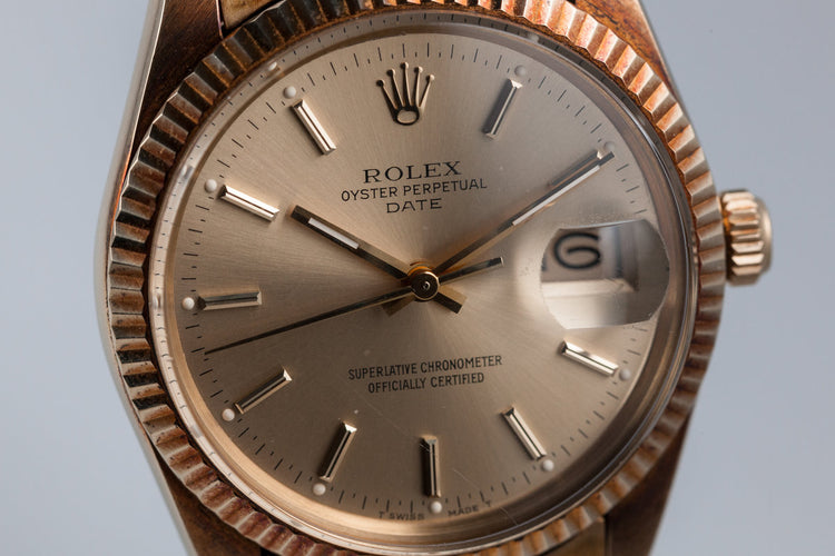 1986 Rolex 14K YG Oyster Date