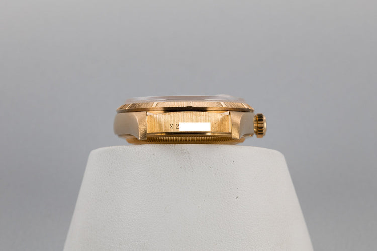1991 Rolex 18K YG Bark Day-Date 18248 with Box