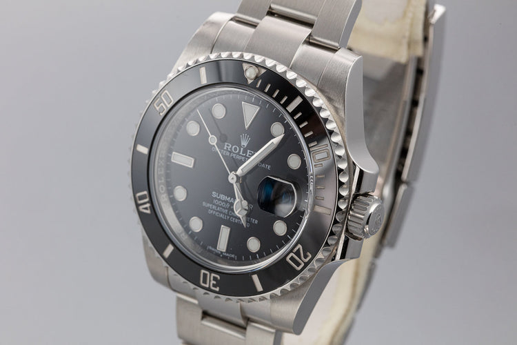 2017 Rolex Submariner 116610 with Box and Papers