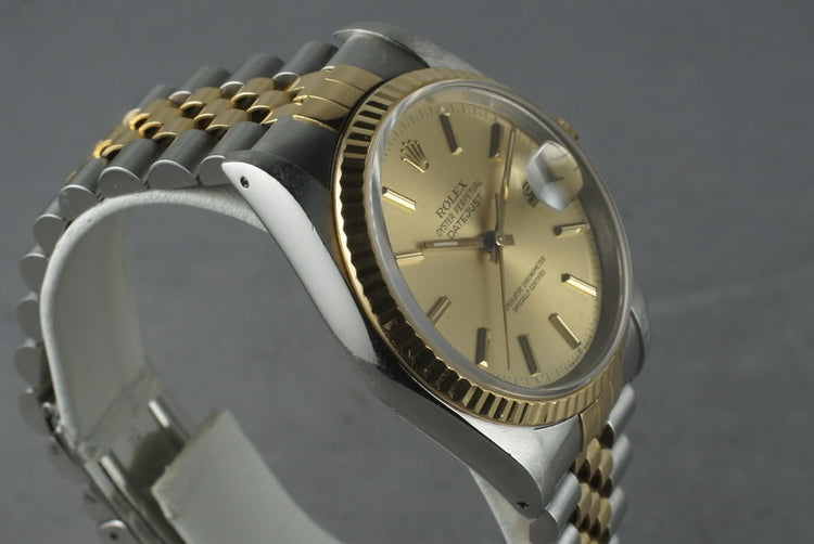 1988 Rolex 18K/SS DateJust 16233