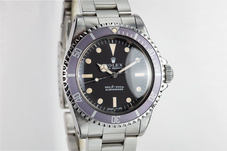 1971 Rolex Submariner 5513 Serif Dial