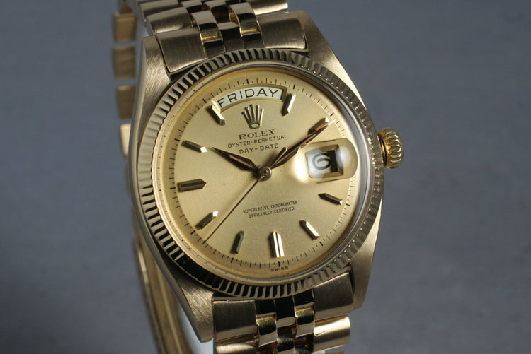 1958 Rolex 18K Day-Date 6611B with Service Papers