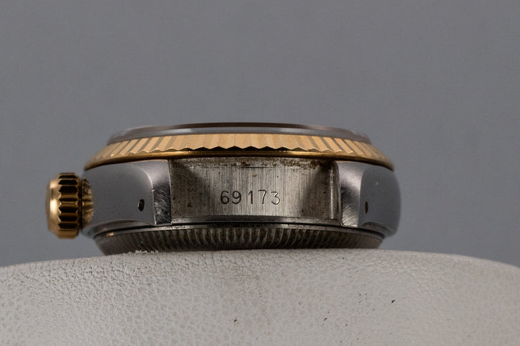 1986 Ladies Rolex Two-Tone DateJust 69173 with Box and papers