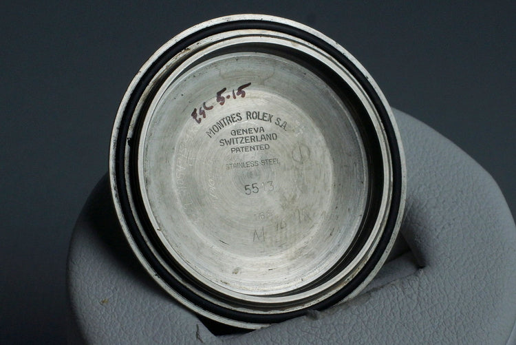 1965 Rolex Submariner 5512 with Tropical Glossy Gilt 4 Line Dial