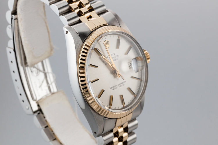 1981 Rolex Two-Tone DateJust 16013 Silver Dial