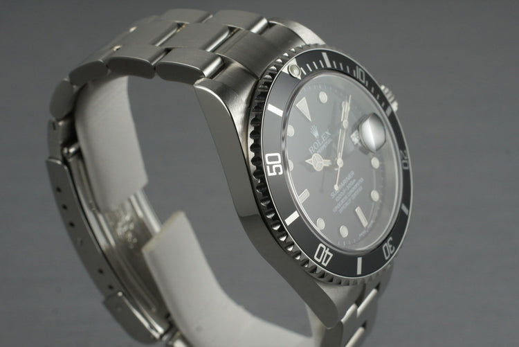 2003 Rolex Submariner 16610