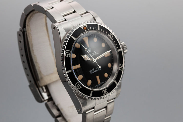 1977 Rolex Submariner 5513 with MK I Maxi Dial