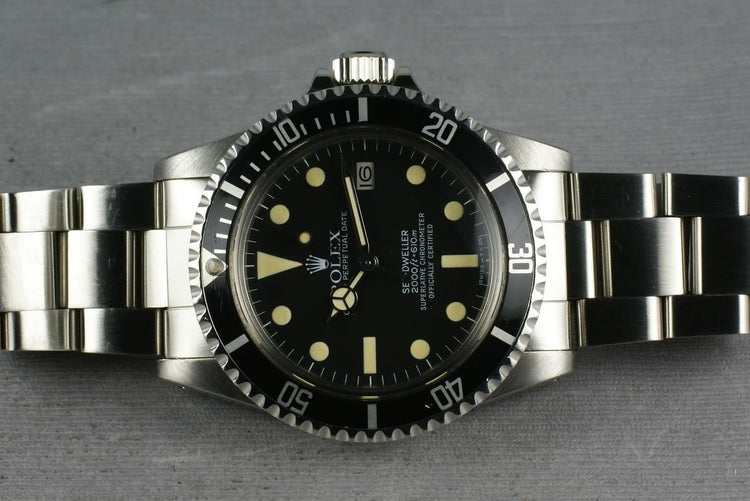 Rolex Sea Dweller 1665 Box and Papers