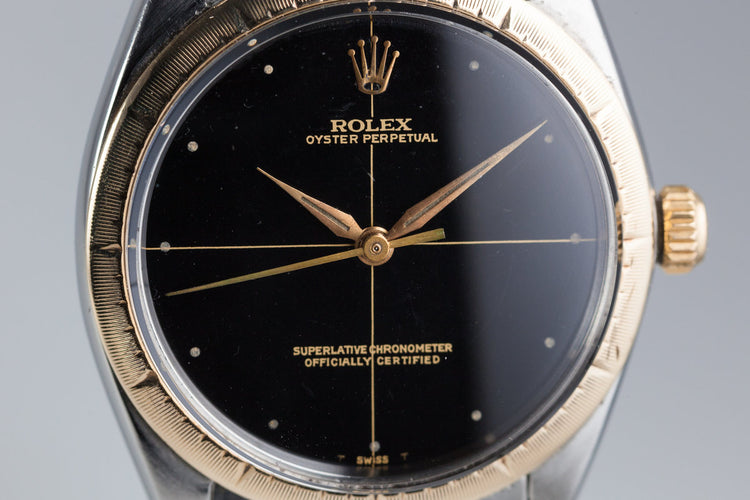 1965 Rolex Oyster Perpetual Two Tone 1008 Zephyr Dial
