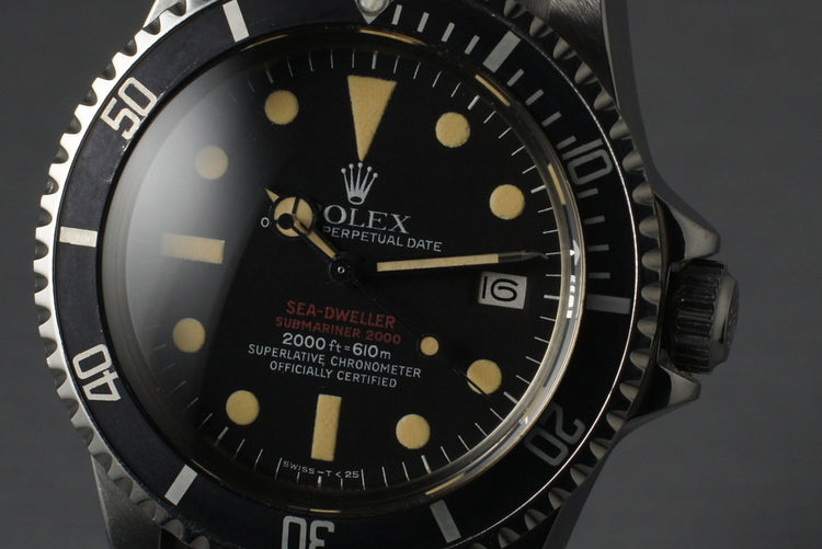1978 Rolex Double Red Sea Dweller 1665 Mark 4