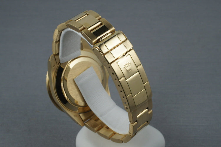 Submariner 18K 16808 Black Nipple Dial with Box and Papers