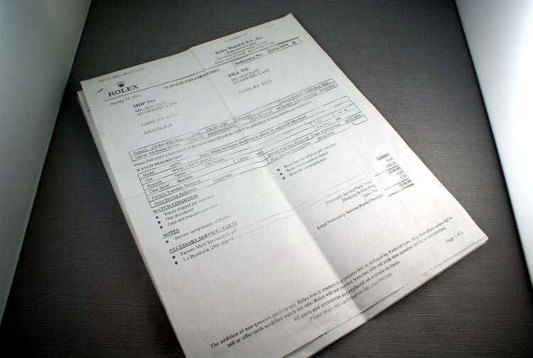 Rolex Explorer II 16550 Cream Rail Dial with service papers