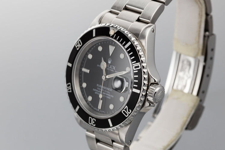 1995 Rolex Submariner 16610 with Luminova Service Dial and Box