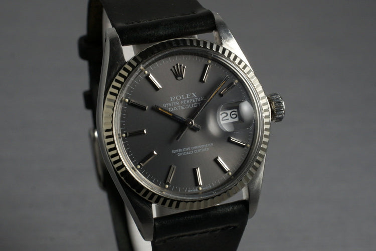 1982 Rolex DateJust 16030 Gray Dial