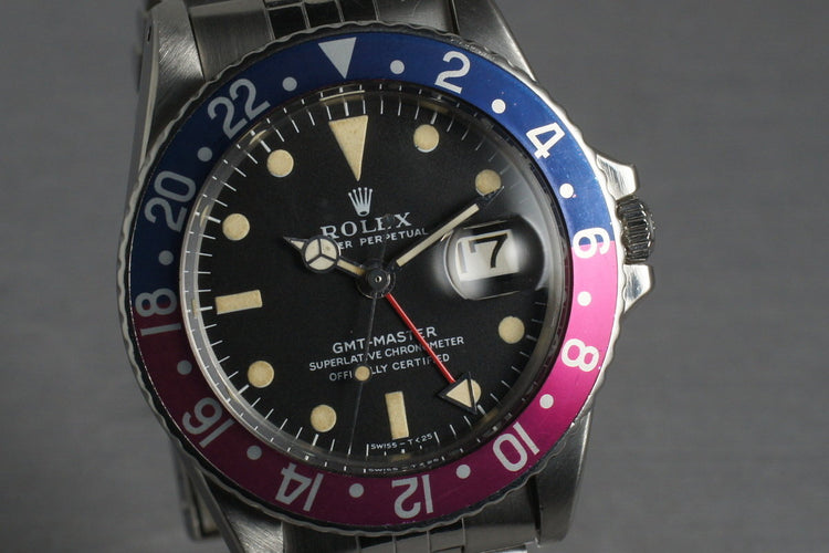 Rolex GMT 1675 with Mark 1 Dial