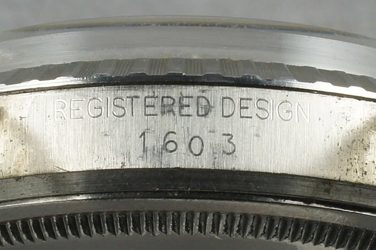 Rolex Stainless Steel Datejust 1603 Silver Dial