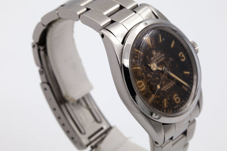1965 Rolex Explorer 1016 with Tropical Gilt Dial