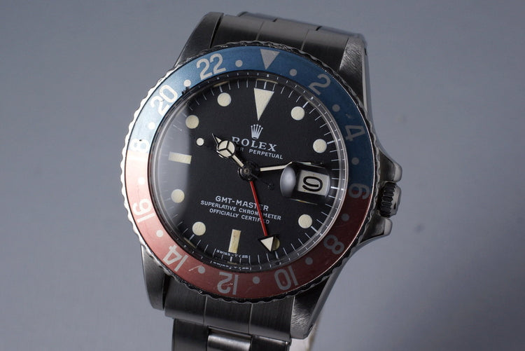 1975 Rolex GMT 1675 with Box and Papers