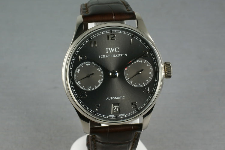 IWC Watches - Portuguese Automatic White Gold 7 day power reserve